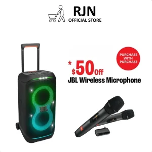 JBL PartyBox Stage 320 Portable party speaker with wheels - 1 year official warranty